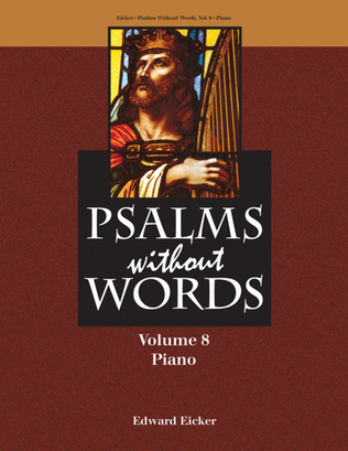 Book cover for Psalms without Words - Volume 8 - Piano