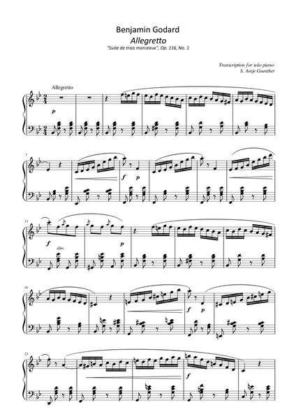 "Suite de trois morceaux", Op. 116, No. 1 image number null