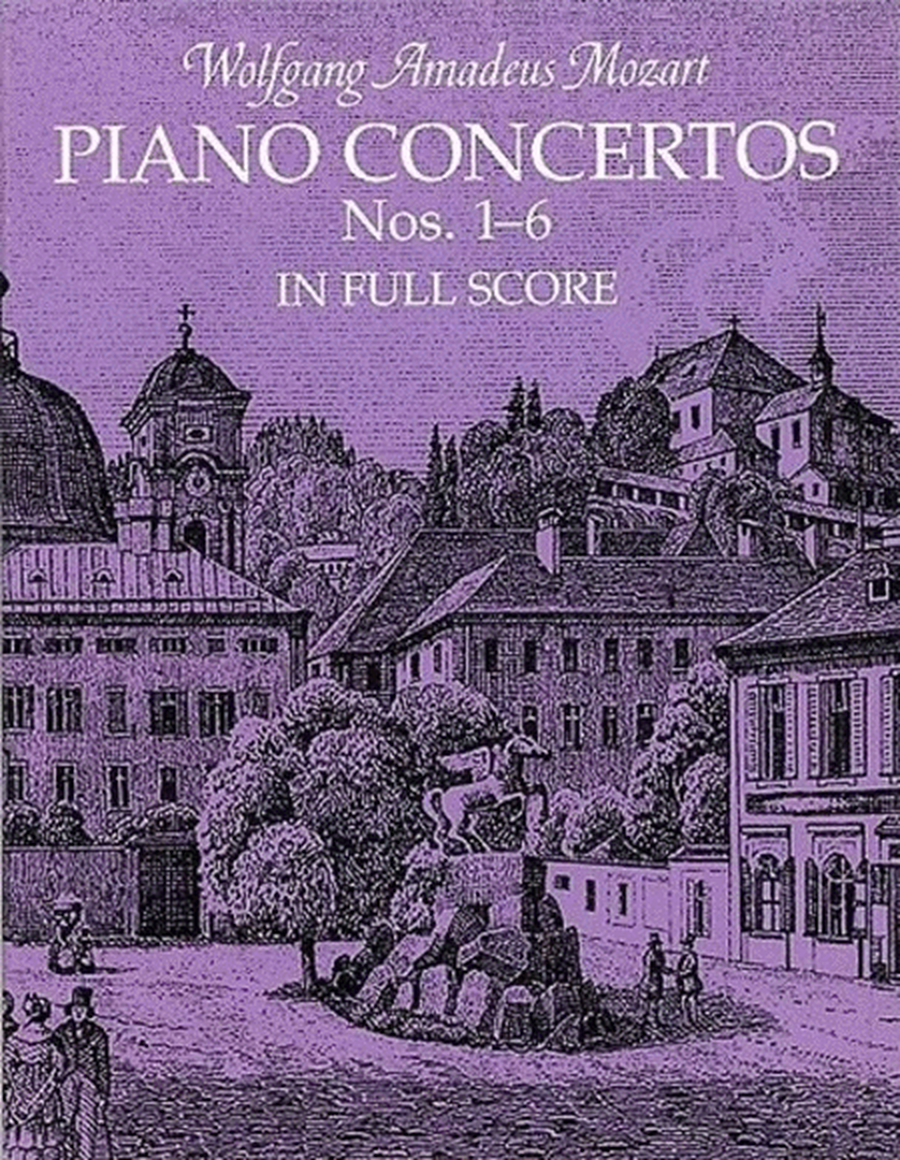 Mozart - Piano Concertos Nos 1-6 Full Score