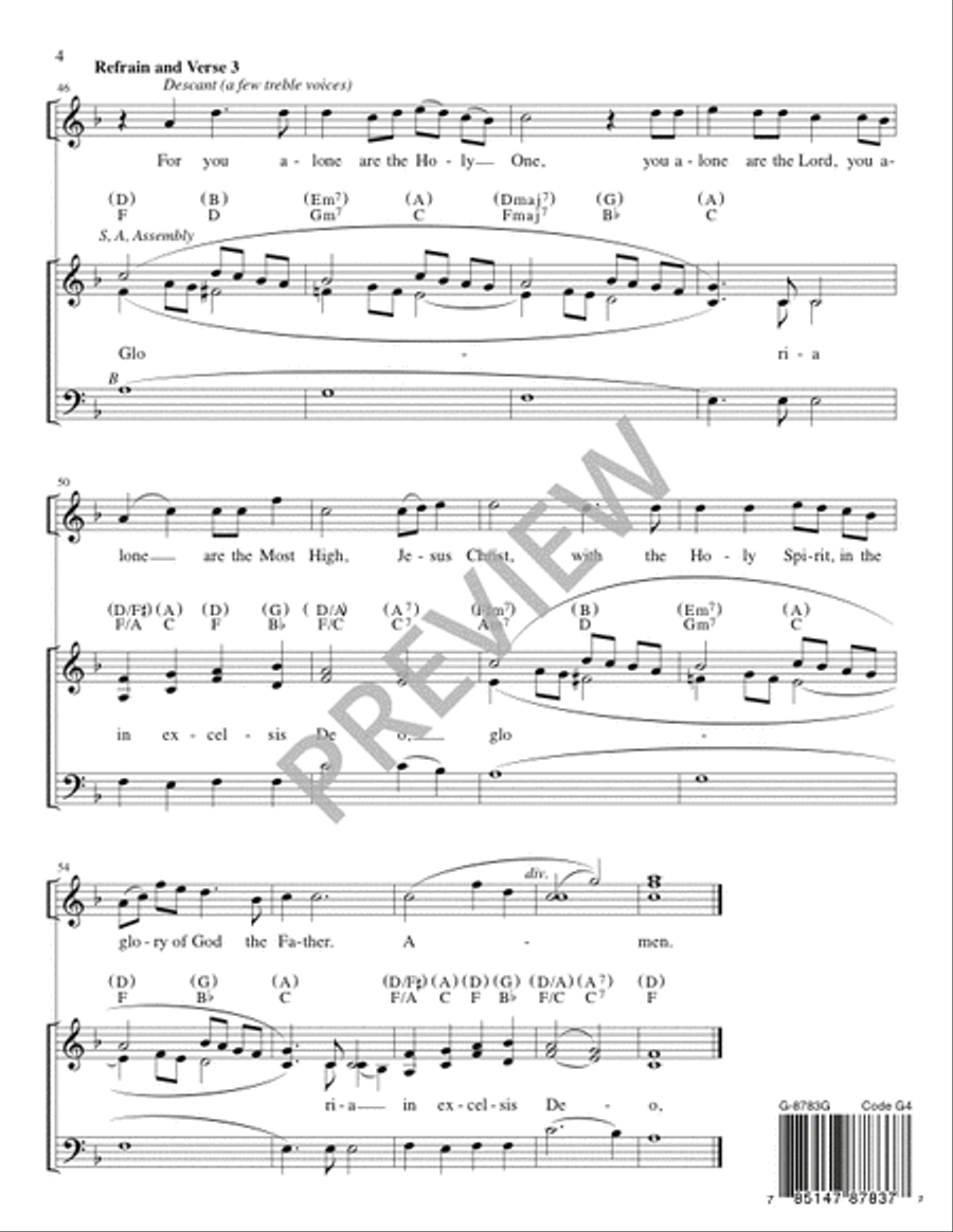 Christmas Gloria - Guitar edition Guitar scores gallery preview page 5
