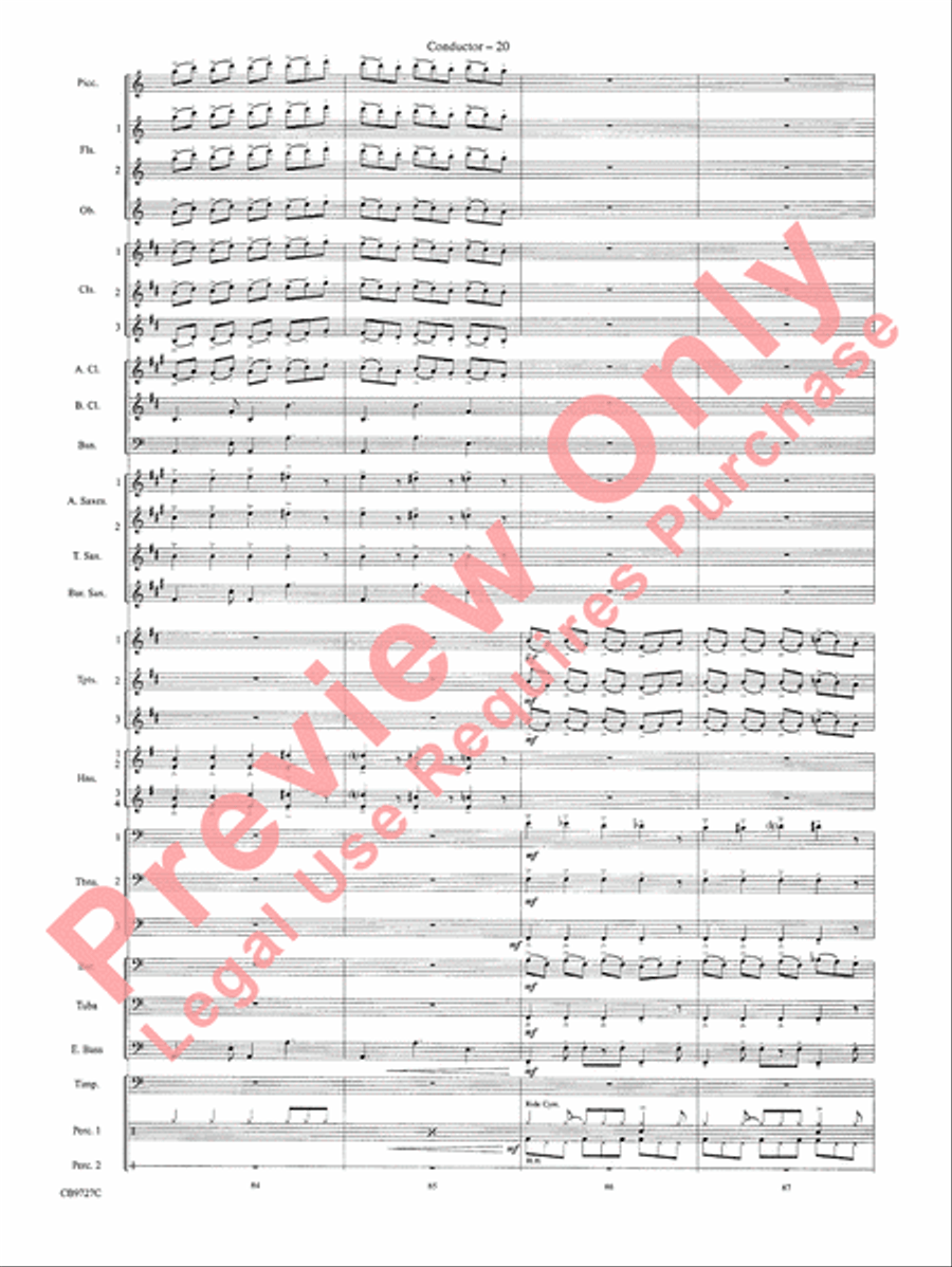 Dave Brubeck: It's About Time Concert Band scores gallery preview page 23