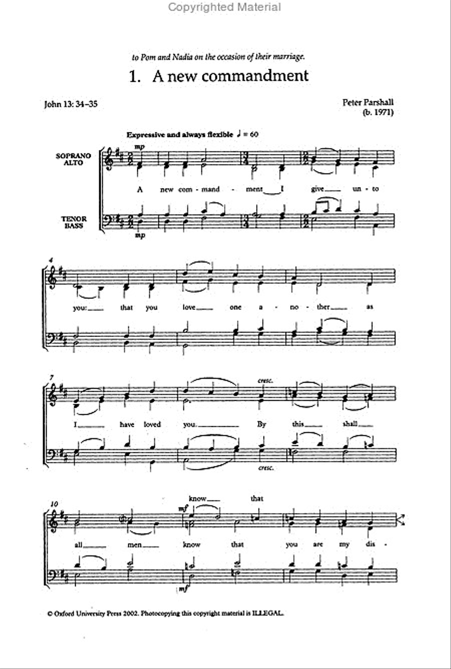 Weddings for Choirs 4-Part scores gallery preview page 2