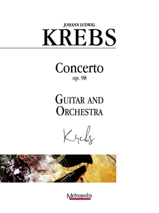 Book cover for Concerto in F Major for Guitar and Orchestra (Full Score and Parts)