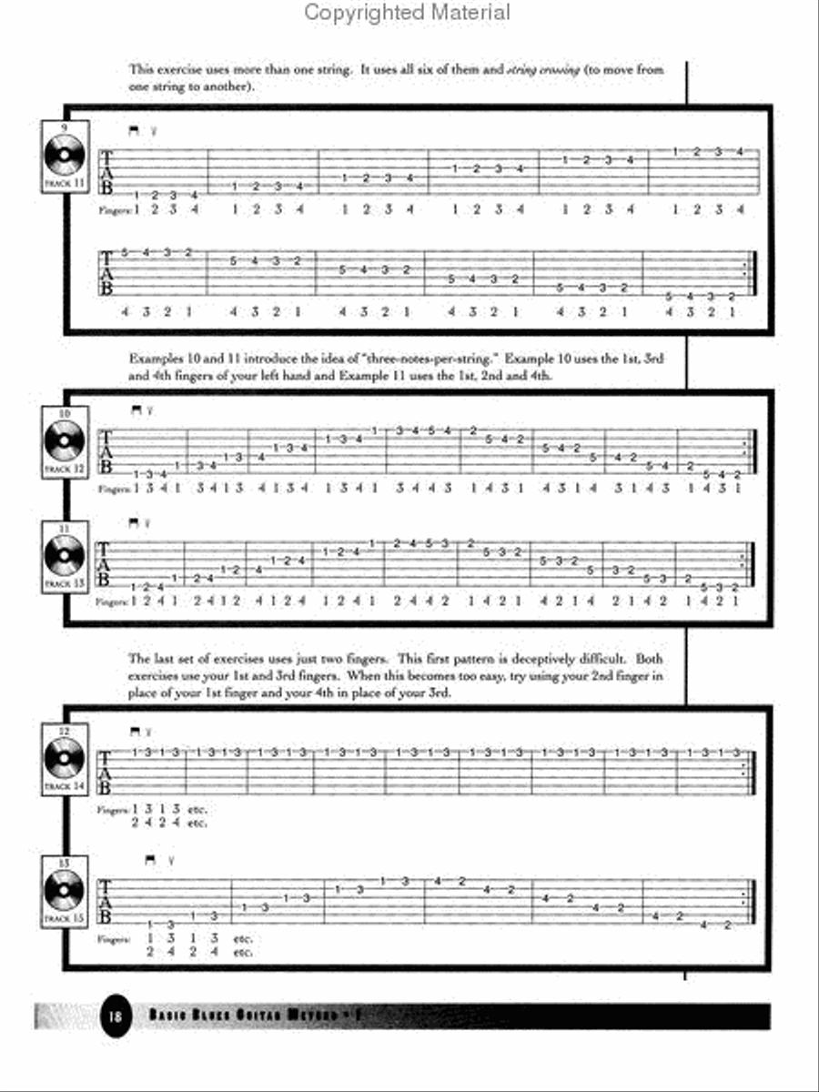 Basic Blues Guitar Method, Book 1 Electric Guitar scores gallery preview page 3