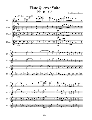 Flute Quartet Suite No. 61023