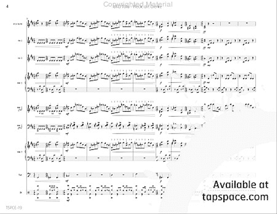 UFO Tofu UFO Tofu Percussion Ensemble scores gallery preview page 9