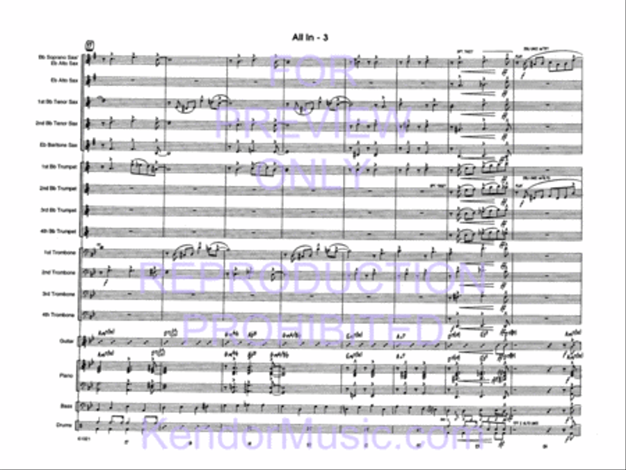 All In All In Jazz Ensemble scores gallery preview page 5