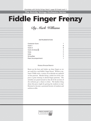 Fiddle Finger Frenzy: Score