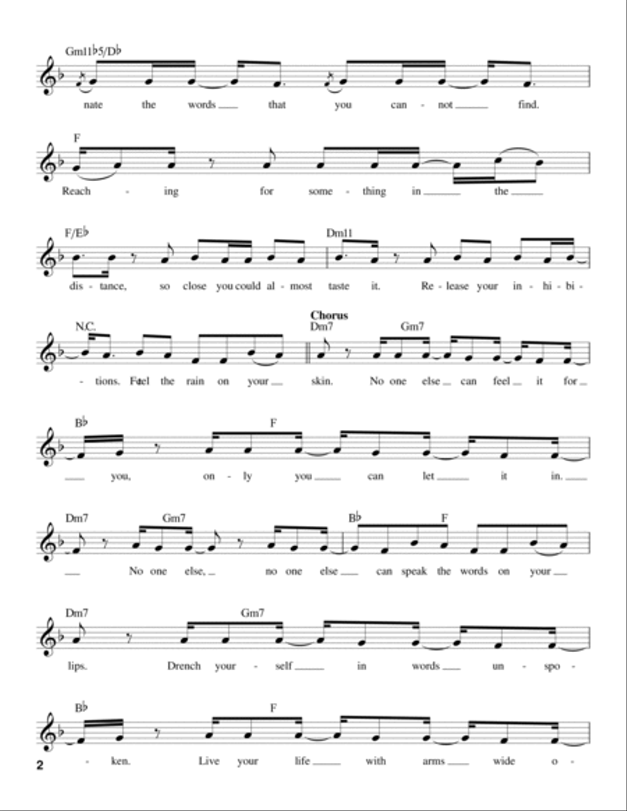 Unwritten Voice scores gallery preview page 2