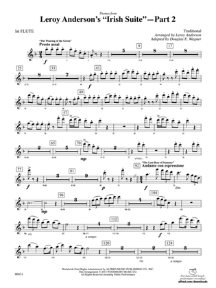 Leroy Anderson's Irish Suite, Part 2 (Themes from): Flute