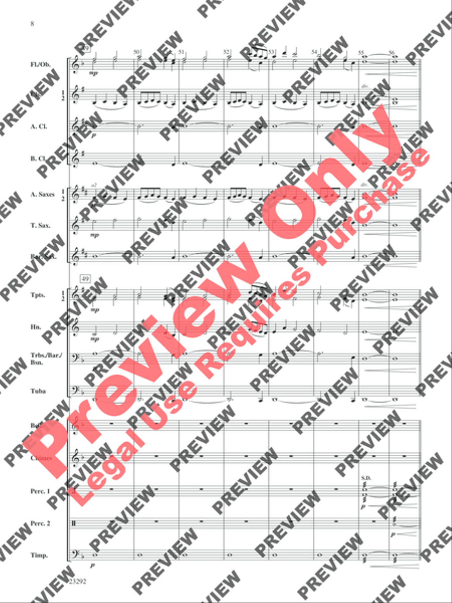 Castles and Dragons Castles and Dragons Concert Band scores gallery preview page 21