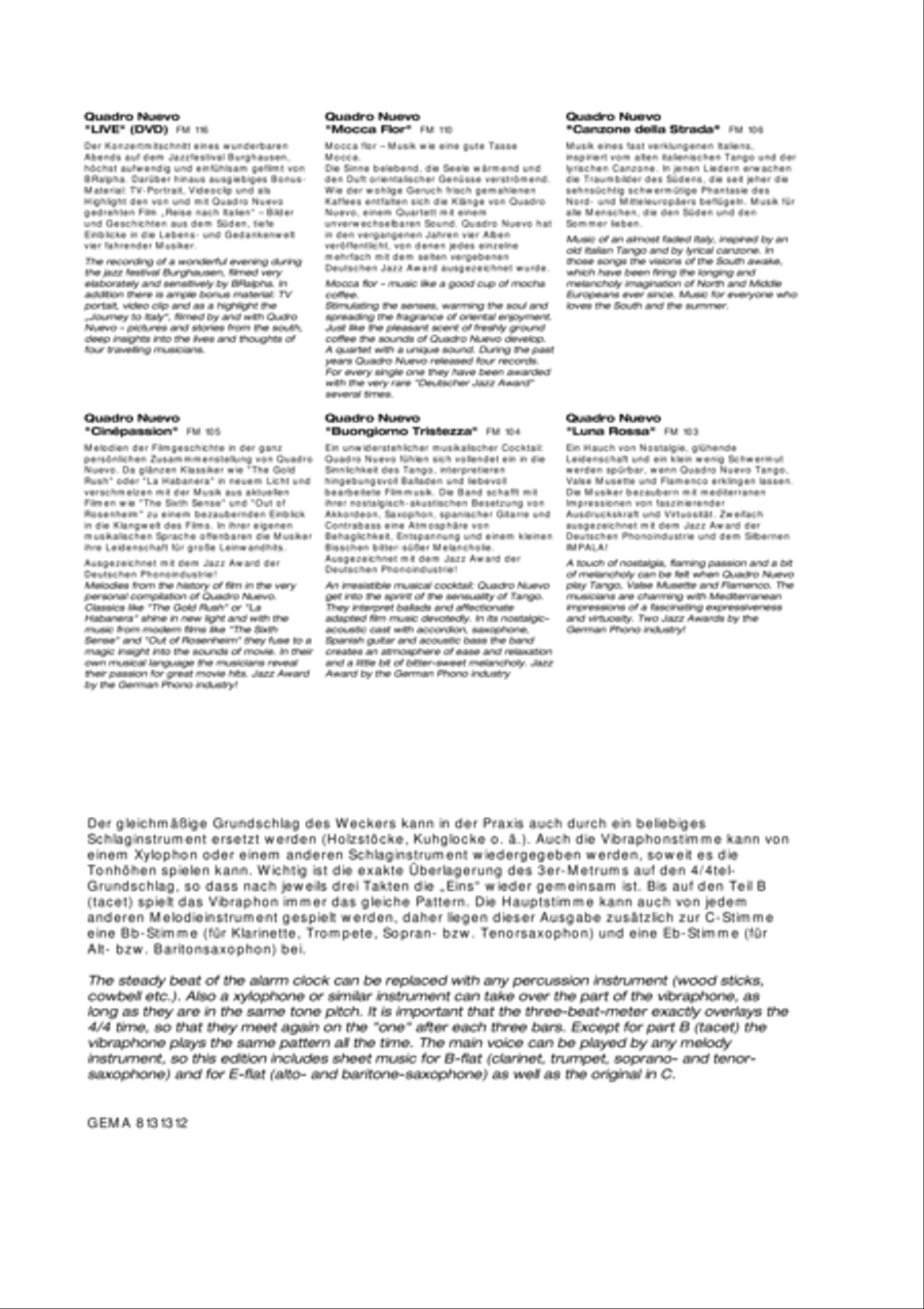 Giovanni Tranquillo Clarinet scores gallery preview page 2