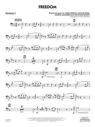 Freedom (arr. Paul Murtha) - Trombone 3