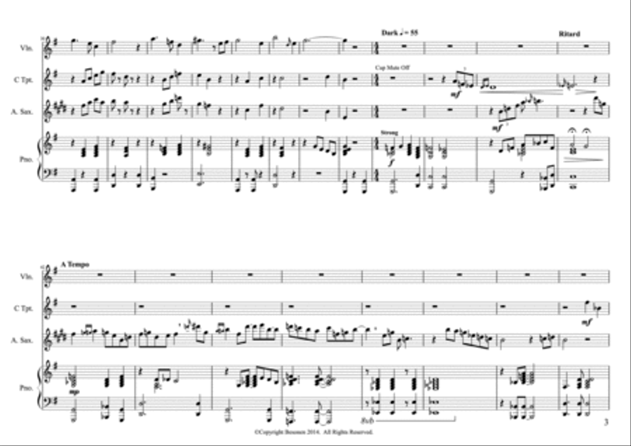 French Lullaby Small Ensemble scores gallery preview page 2