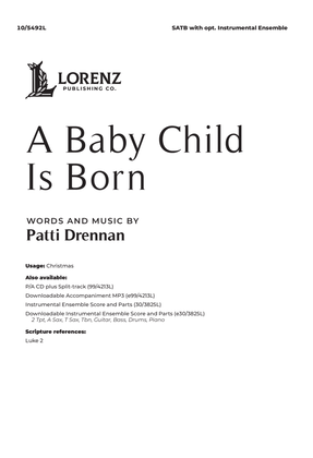 Book cover for A Baby Child Is Born