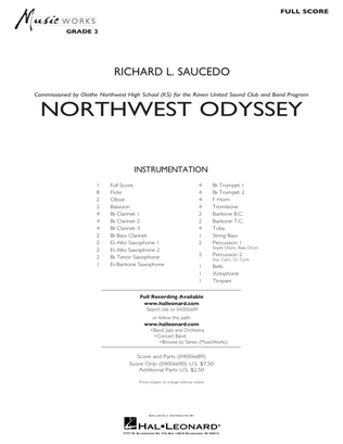 Northwest Odyssey - Full Score