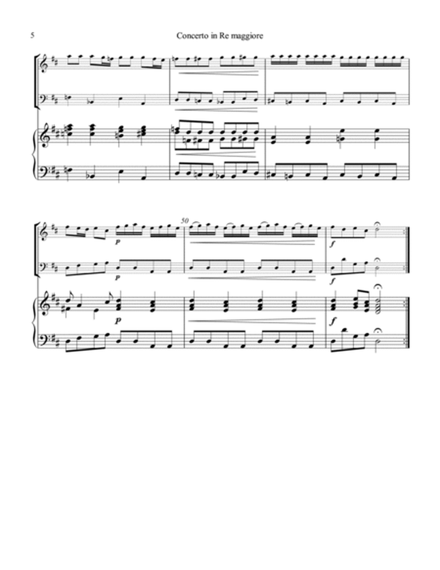 Concerto in D Major RV93, E XII No.15 for piano trio (vln/fl, vc, pno) image number null