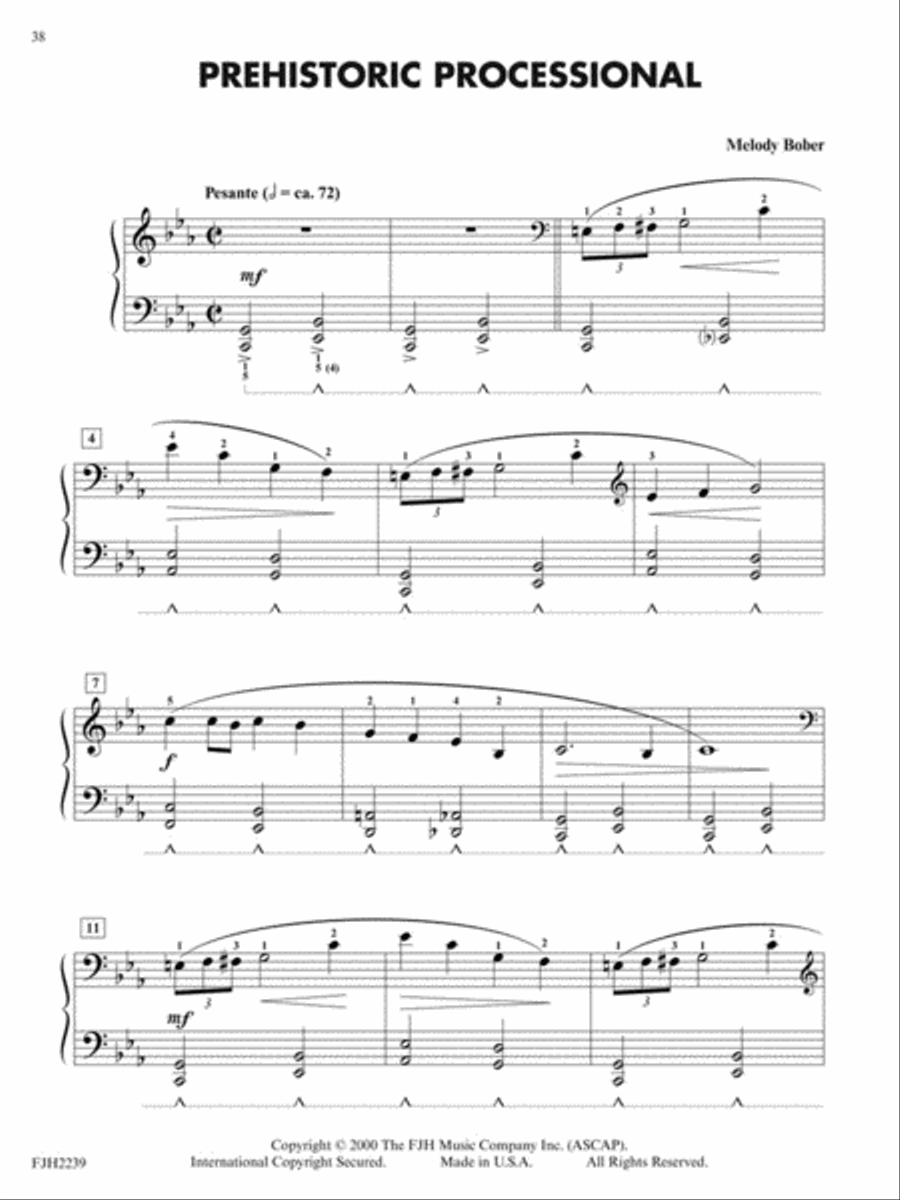 FJH Federation Favorites, Book 3 Piano Solo scores gallery preview page 4