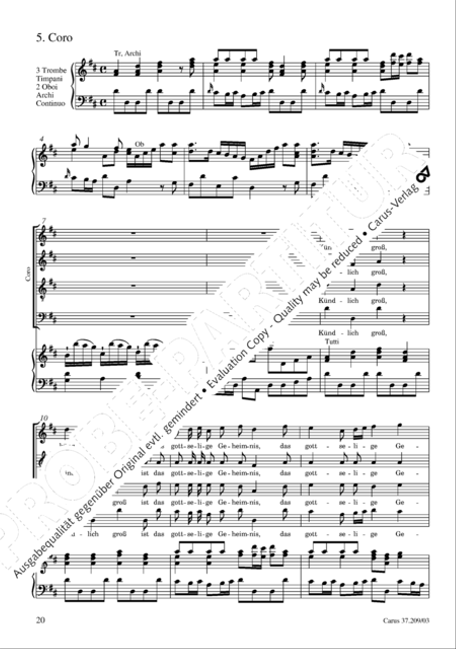 For us a child is born (Uns ist ein Kind geboren) STB scores gallery preview page 21