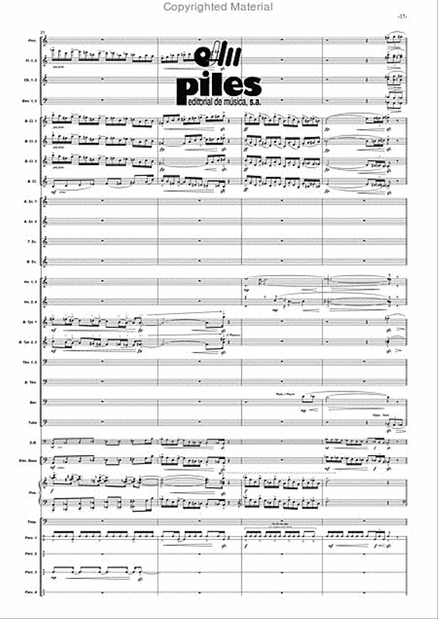 Duende Duende Concert Band scores gallery preview page 38