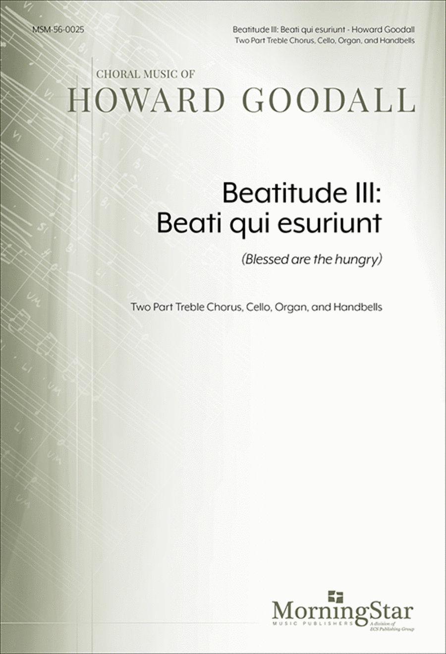 Beatitude III: Beati qui esuriunt (Blessed are the hungry) Women's Choir scores gallery preview page 1
