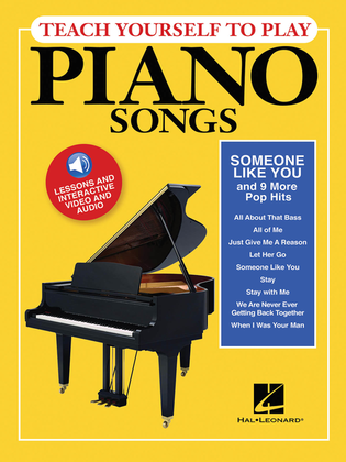 Book cover for Teach Yourself to Play Piano Songs: "Someone like You" & 9 More Pop Hits