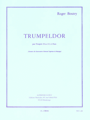 Trumpeldor For Trumpet And Piano