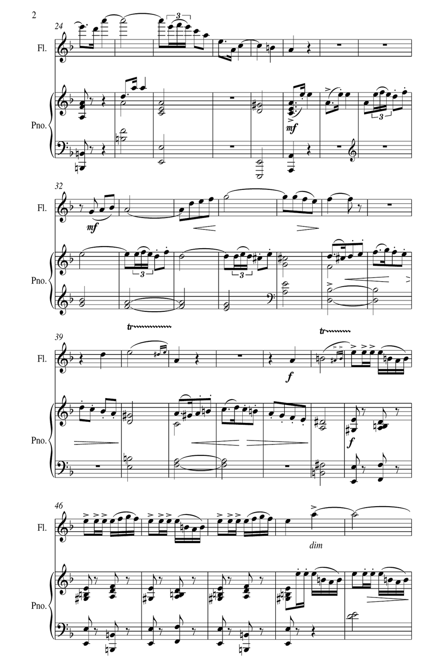 Carmen Fantaisie Flute Solo scores gallery preview page 3
