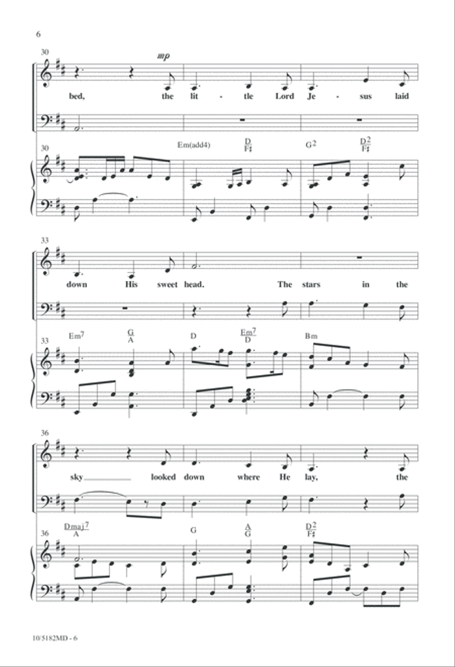 Jesus, Prince of Peace 4-Part scores gallery preview page 6