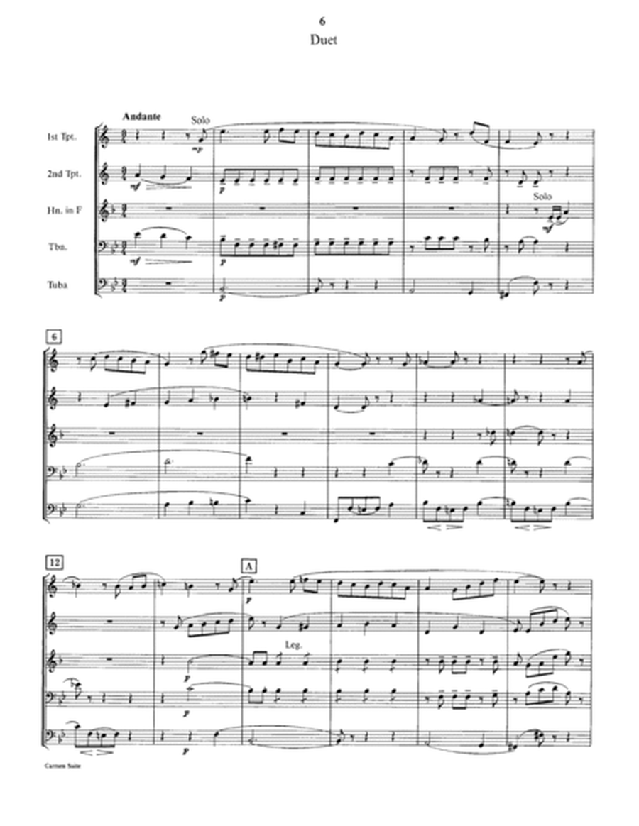 Carmen Suite No. 1 - Full Score