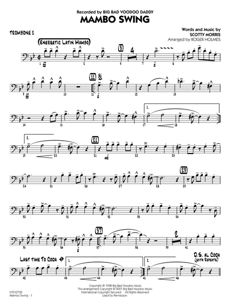 Mambo Swing (arr. Roger Holmes) - Trombone 2