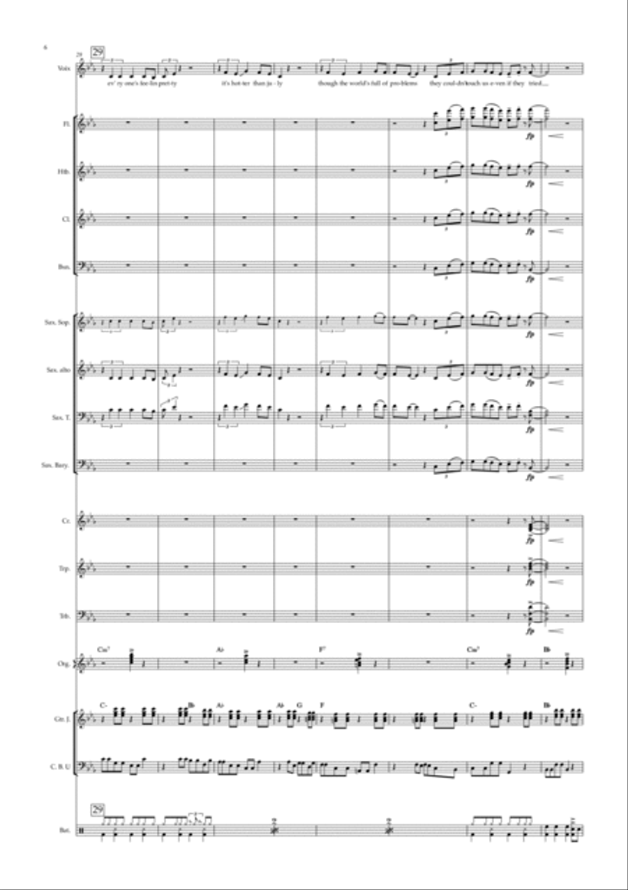 Master Blaster Master Blaster Jazz Ensemble scores gallery preview page 6