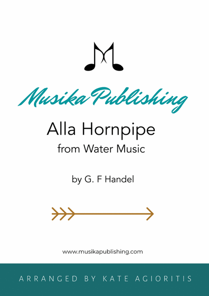 Alla Hornpipe from Handel's Water Music - for Saxophone Quartet image number null