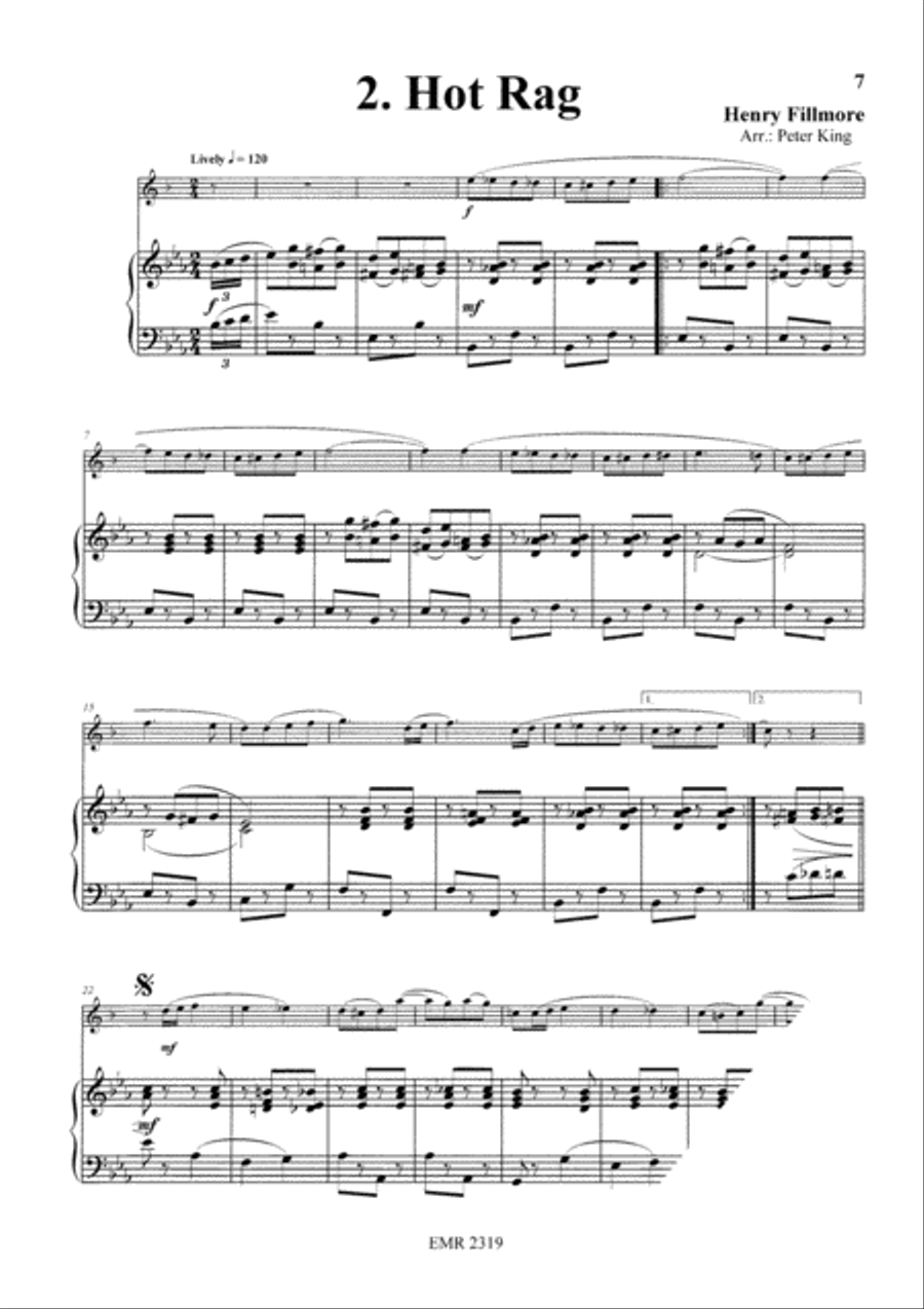 15 Rags Tenor Saxophone scores gallery preview page 4