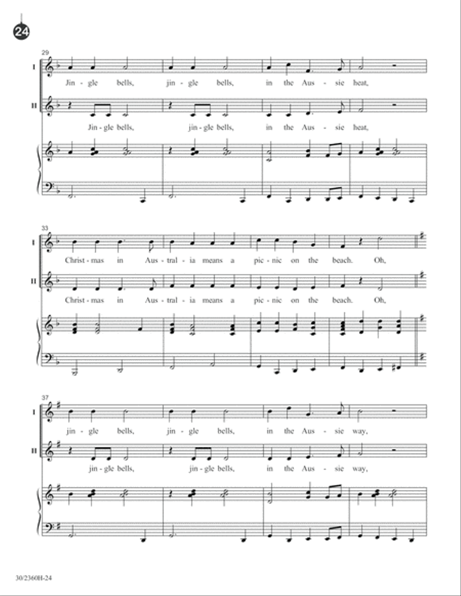 It's Christmas Everywhere! Unison Choir scores gallery preview page 25
