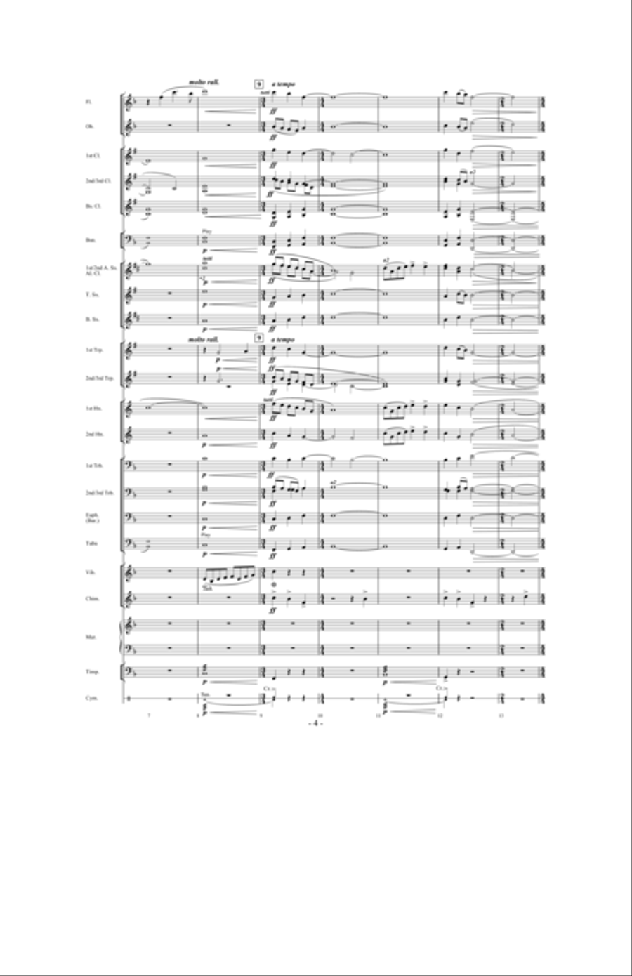 Purple Heart Concert Band scores gallery preview page 3
