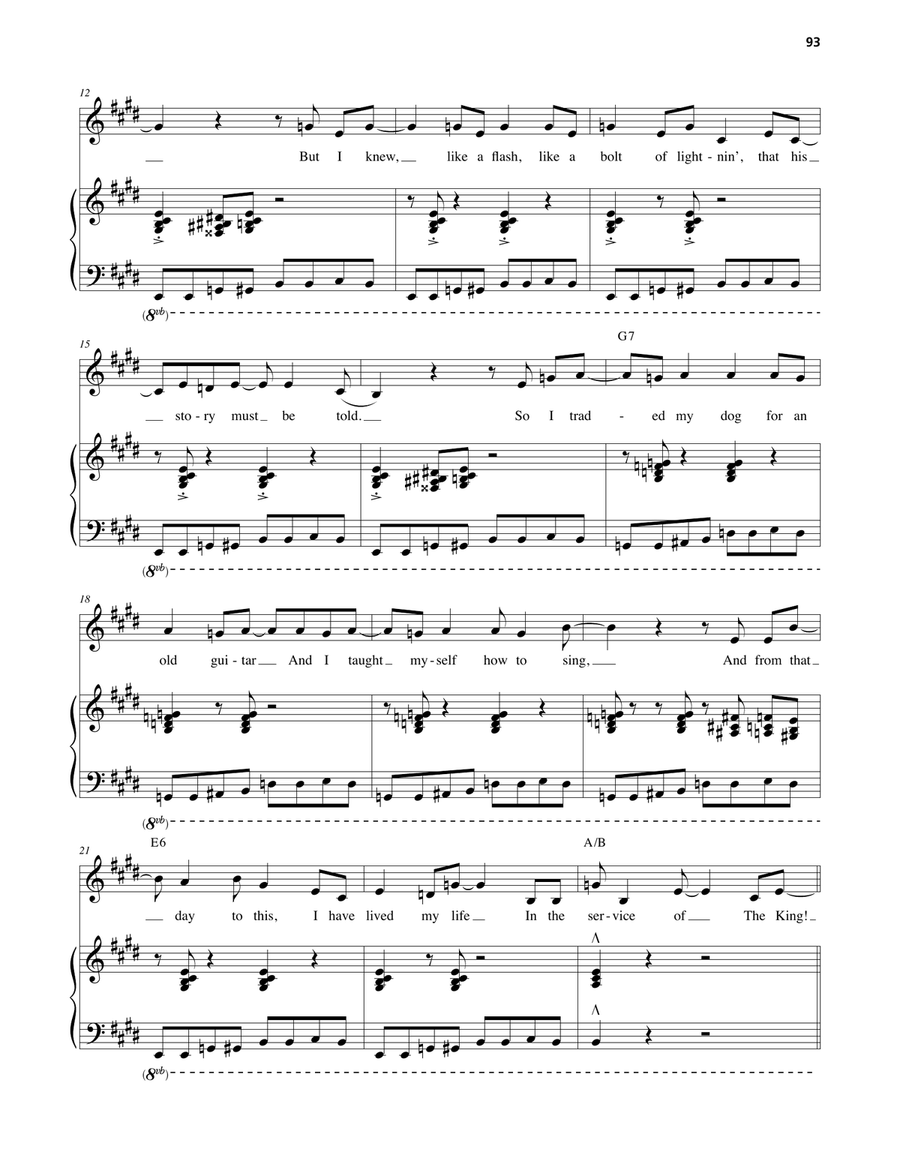 Higher Love (from Honeymoon in Vegas) Voice scores gallery preview page 2