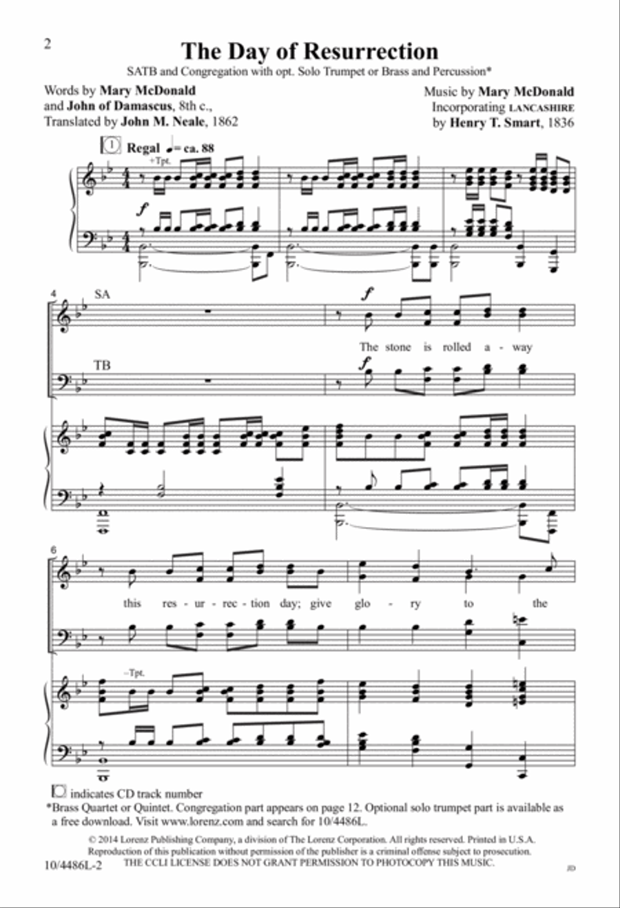 The Day of Resurrection The Day of Resurrection 4-Part scores gallery preview page 2