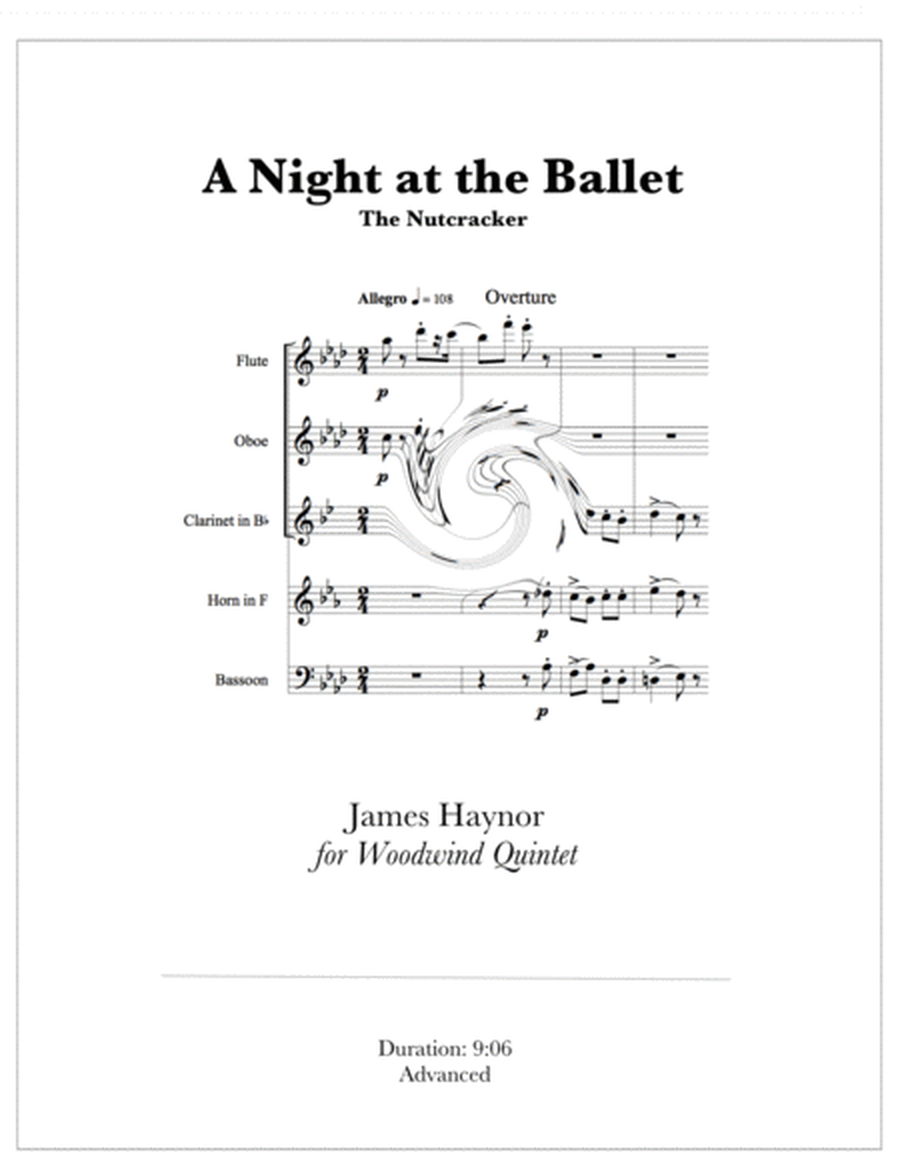 A Night at the Ballet - The Nutcracker for Woodwind Quintet image number null