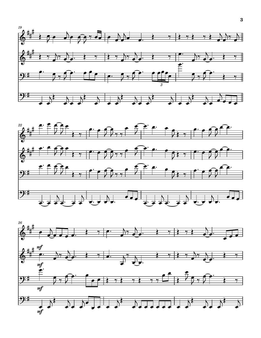 Luck And Strange Luck And Strange Brass Quartet scores gallery preview page 4