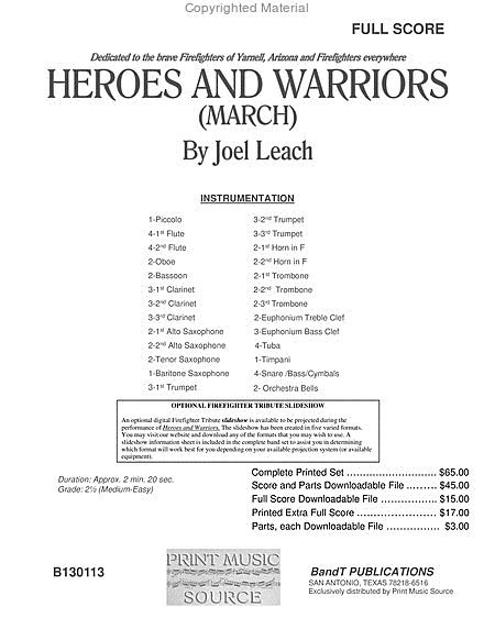 Heroes and Warriors image number null