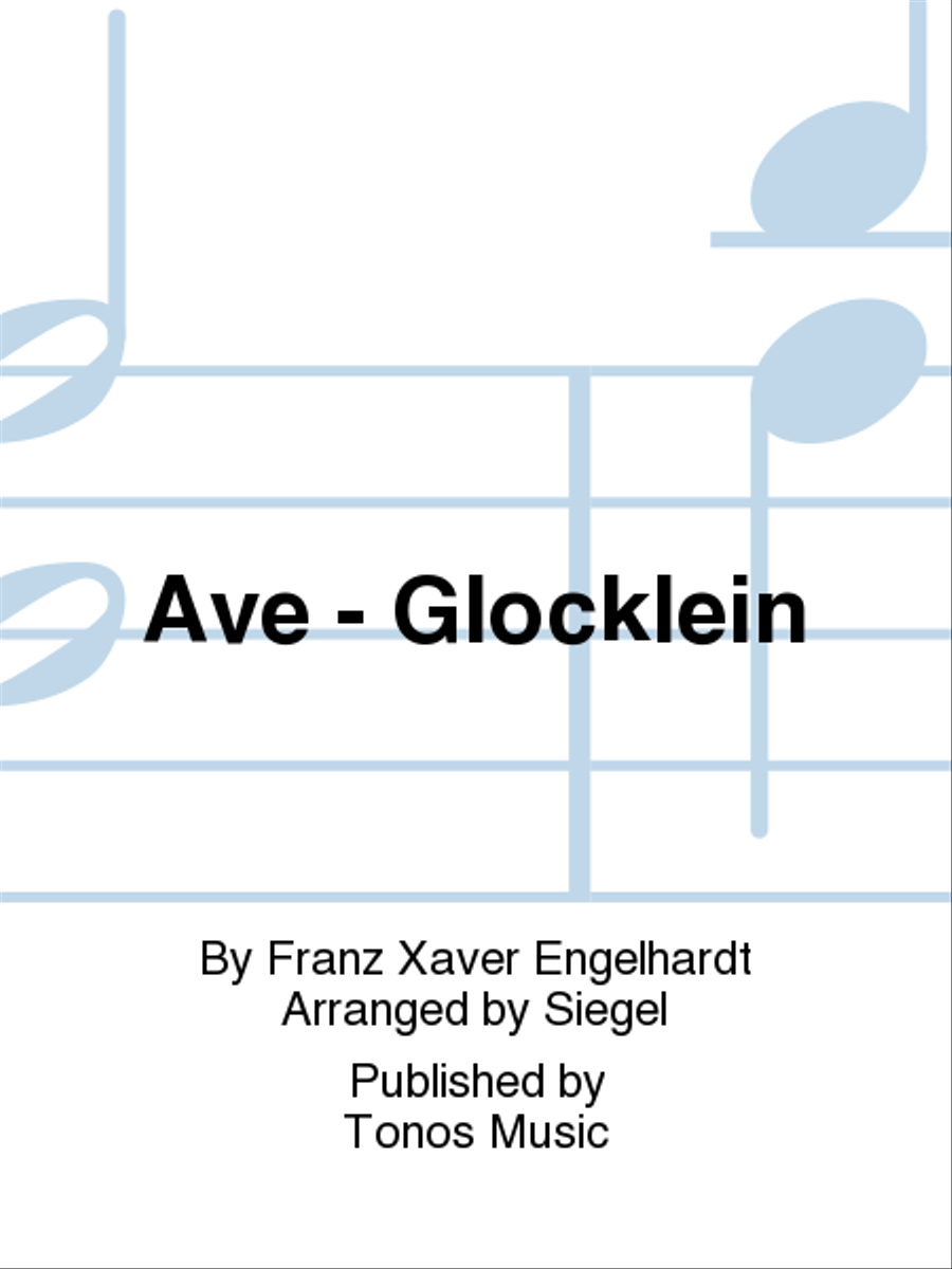 Ave - Glocklein A Cappella scores gallery preview page 1