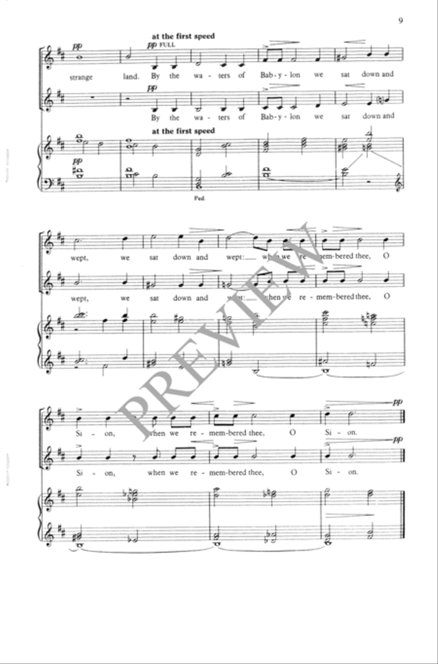 Four Psalm Settings SA scores gallery preview page 10