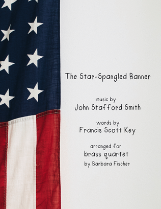 Book cover for The Star-Spangled Banner - brass quartet
