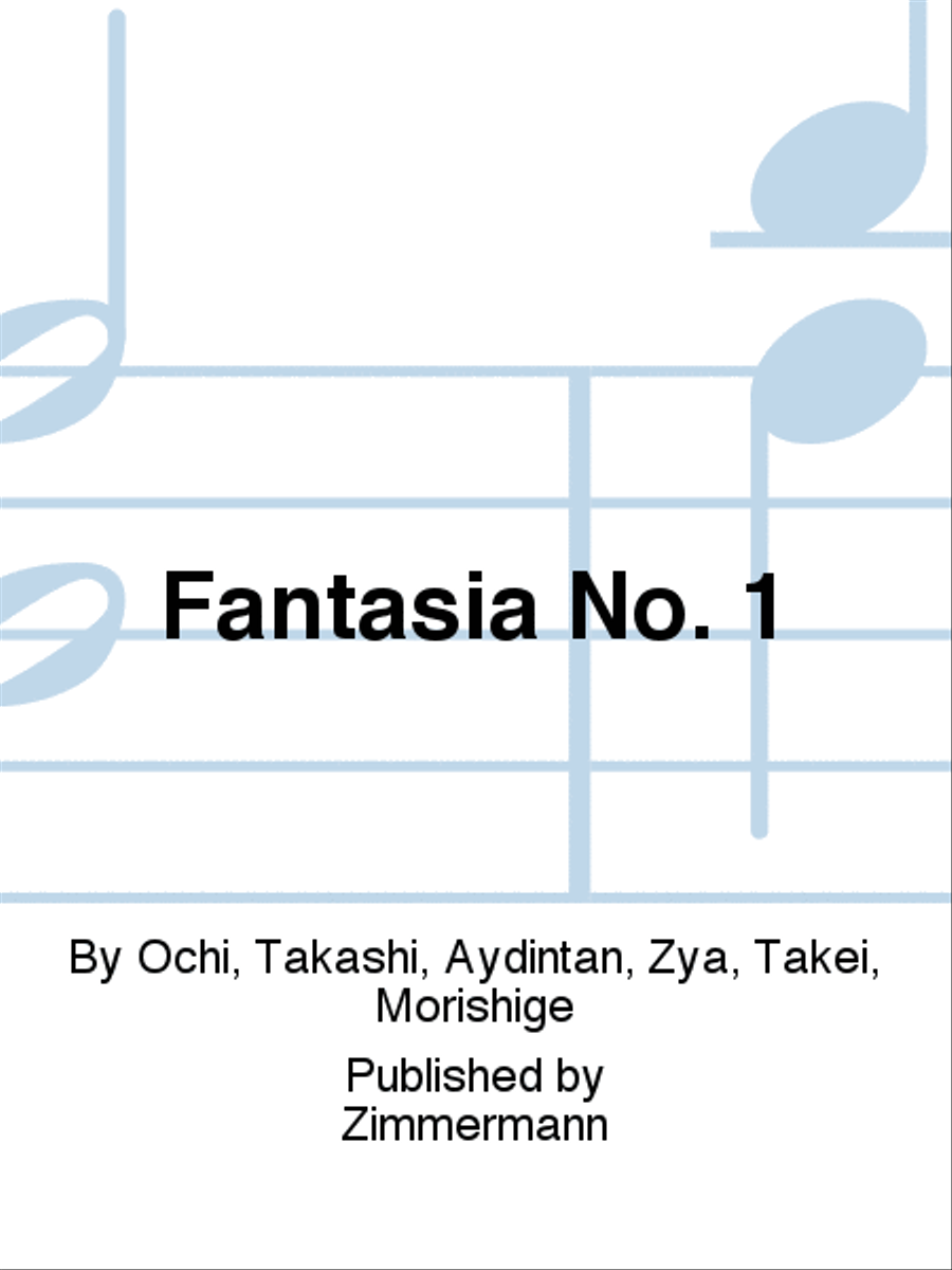 Fantasia No. 1 Fantasia No. 1 Mandolin scores gallery preview page 1