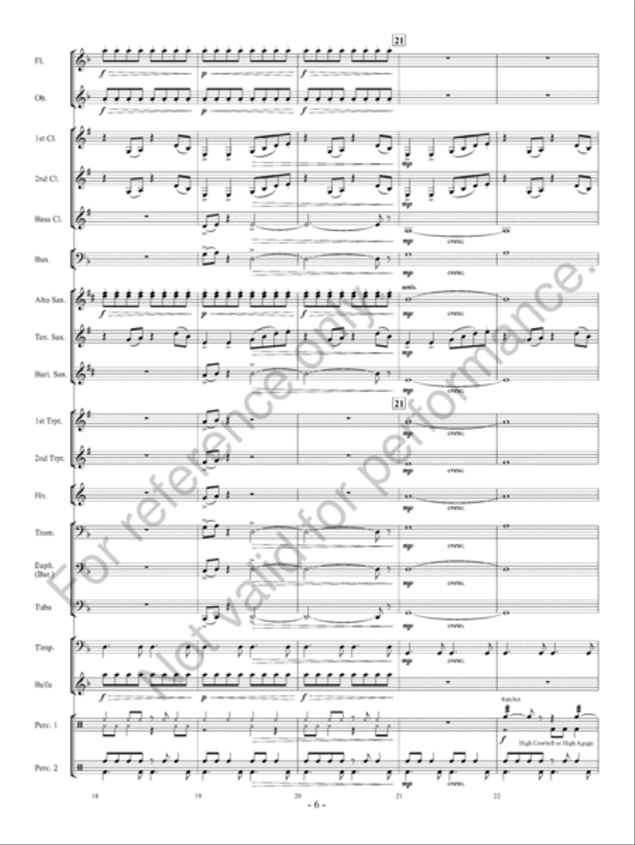 Factory Riffs Concert Band scores gallery preview page 7