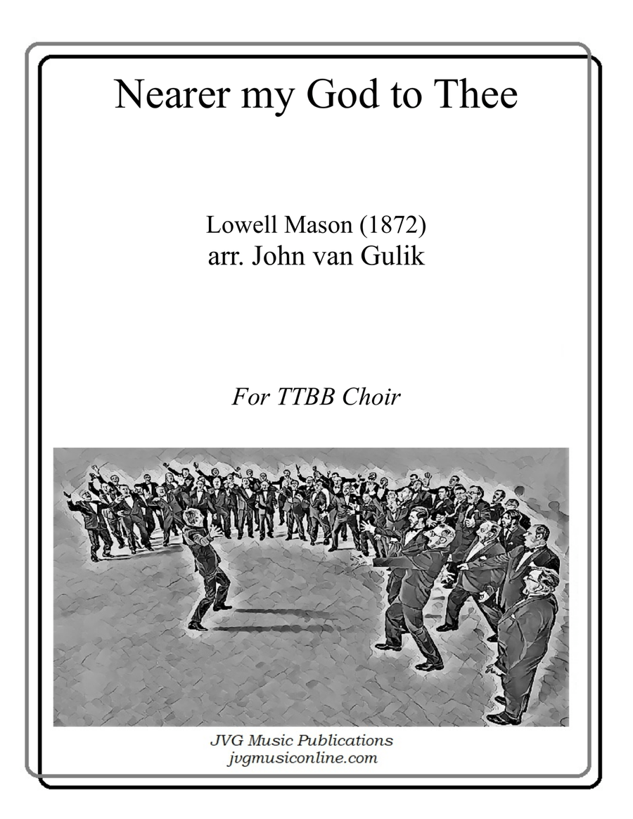 Nearer my God to Thee - for TTBB Male Choir TTBB scores gallery preview page 1