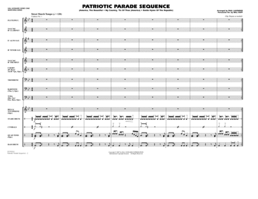 Patriotic Parade Sequence - Full Score
