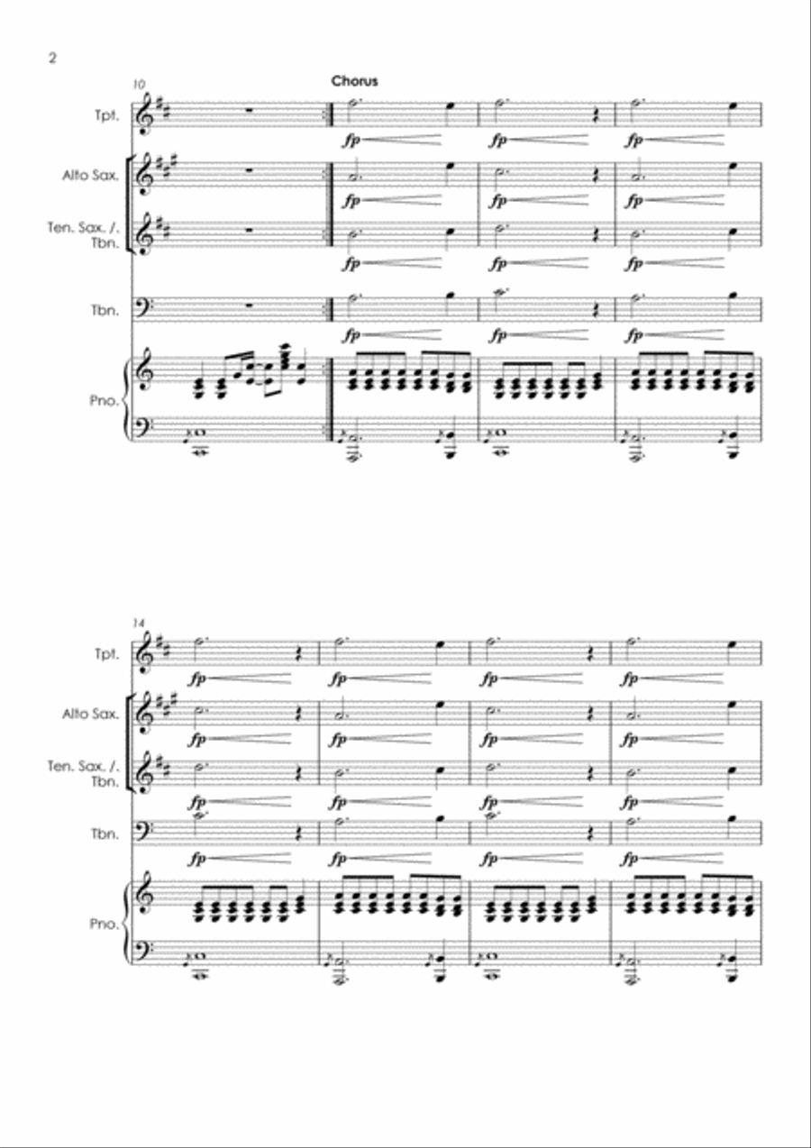 Next To Me Tenor Saxophone scores gallery preview page 4