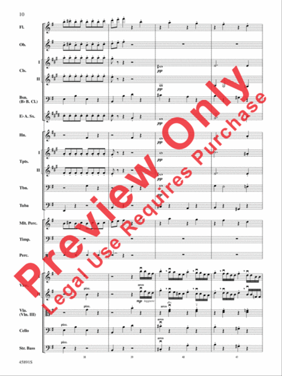Dance of the Hours Full Orchestra scores gallery preview page 10